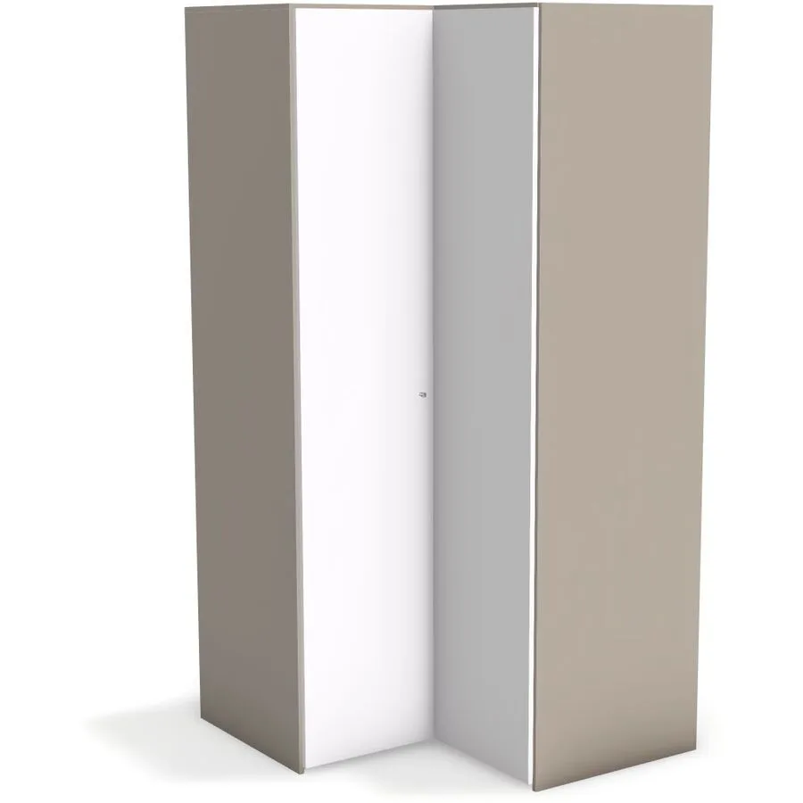 Kleiderschrank Window greige Holzwerkstoff B 107 cm - Möbel Konfigurator: Traummöbel individuell zusammenstellen