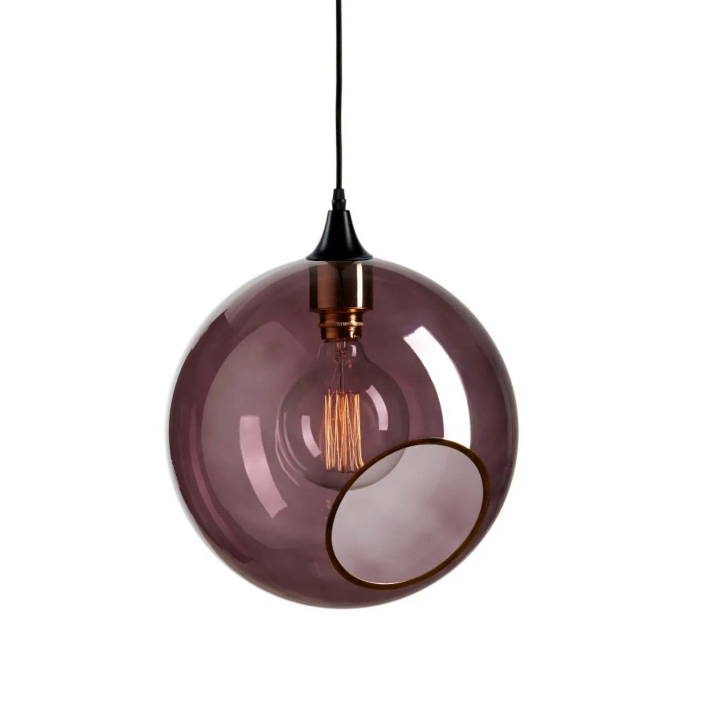 Ballroom XL Pendellampe, lila/schwarz - Design By Us - Metall