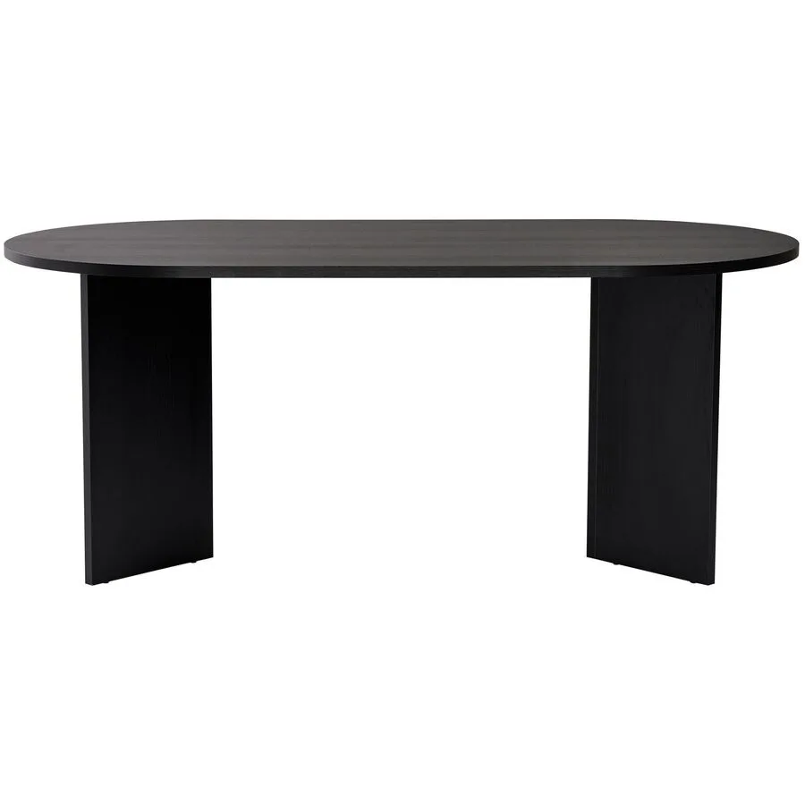 Esstisch Georis schwarz Holzwerkstoff B 180 cm T 89.5 cm