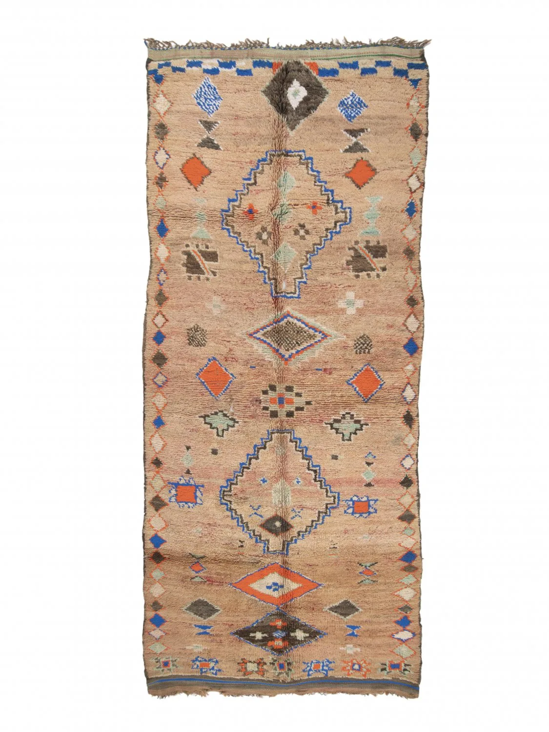 Kelim-teppe Marokkansk Azilal Special Edition 360 x 150 cm (Størrelse: 360 x 150 cm)
