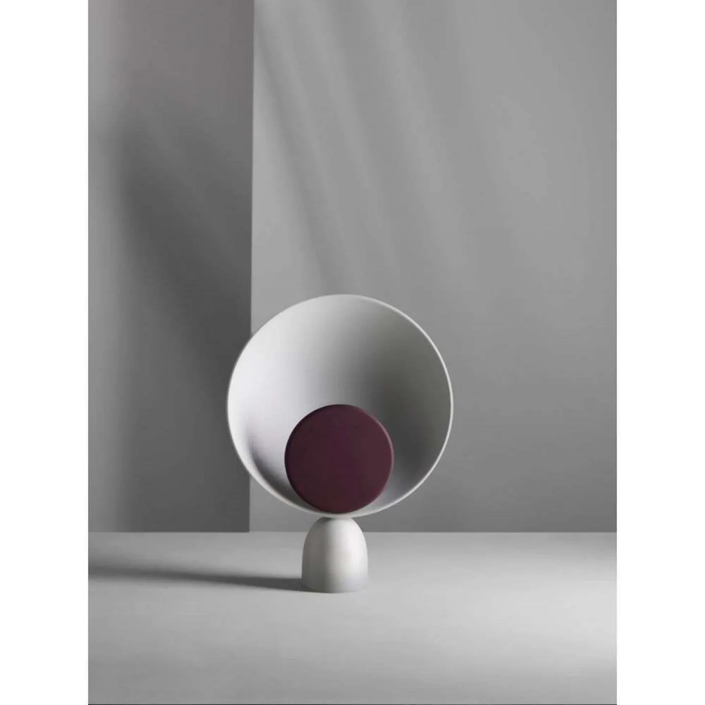 Blooper bordlampe, grå/lilla, 35 cm, dæmpbar PLEASE WAIT to be SEATED - Stue - Metal