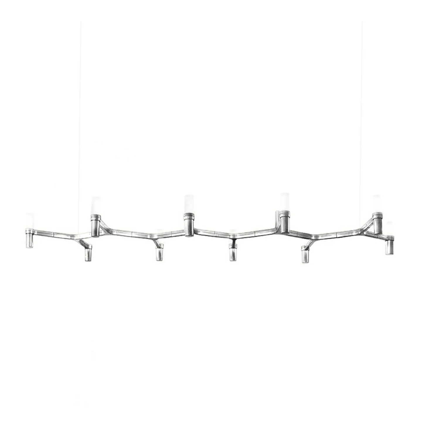Nemo Lighting - Crown Plana Linea, Polished - Takkronor - Jehs + Laub - Silver