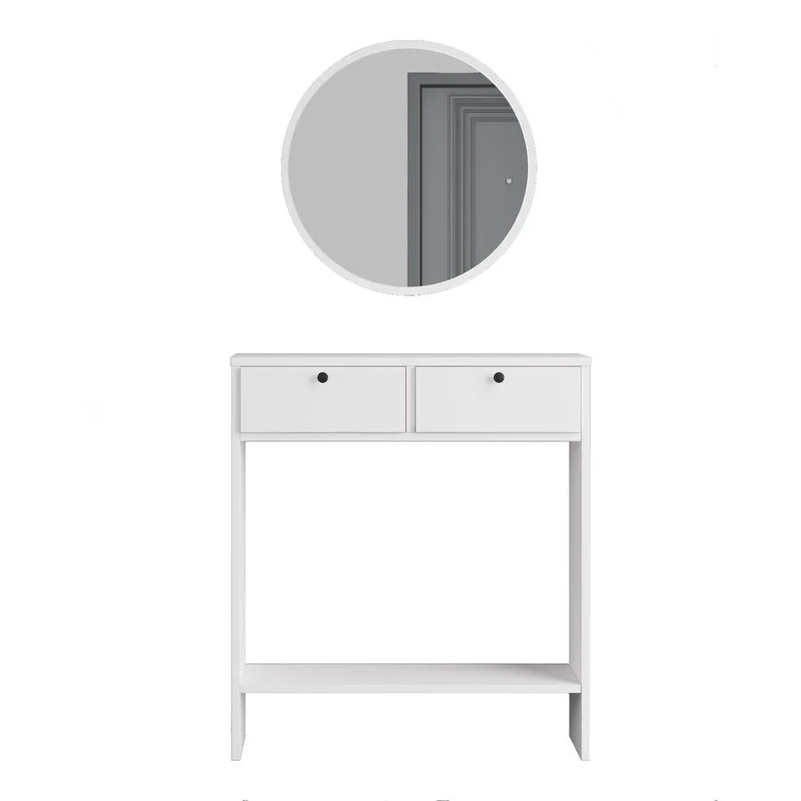 Sideboard Yemek weiss Melamin B 80.4 H 90 cm