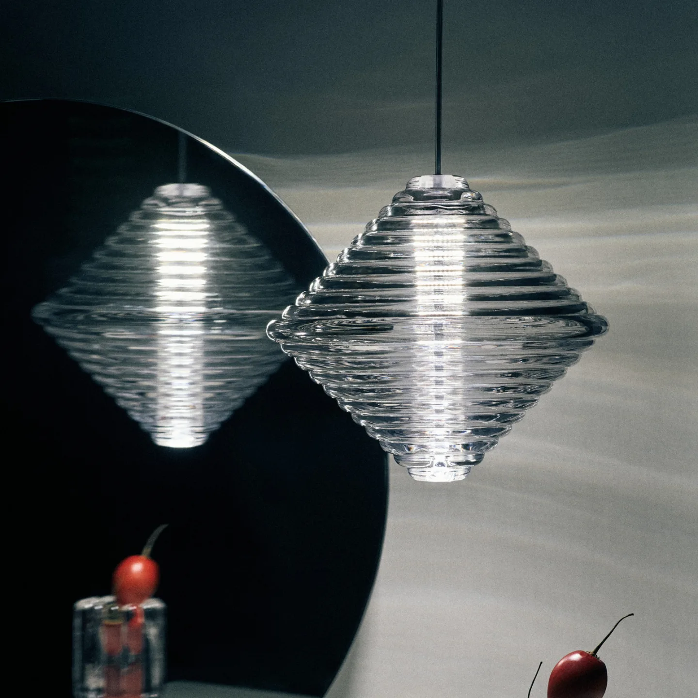Press Cone pendellampe 3000K Clear - Tom Dixon - Stue - Design - Glas - Med én lyskilde