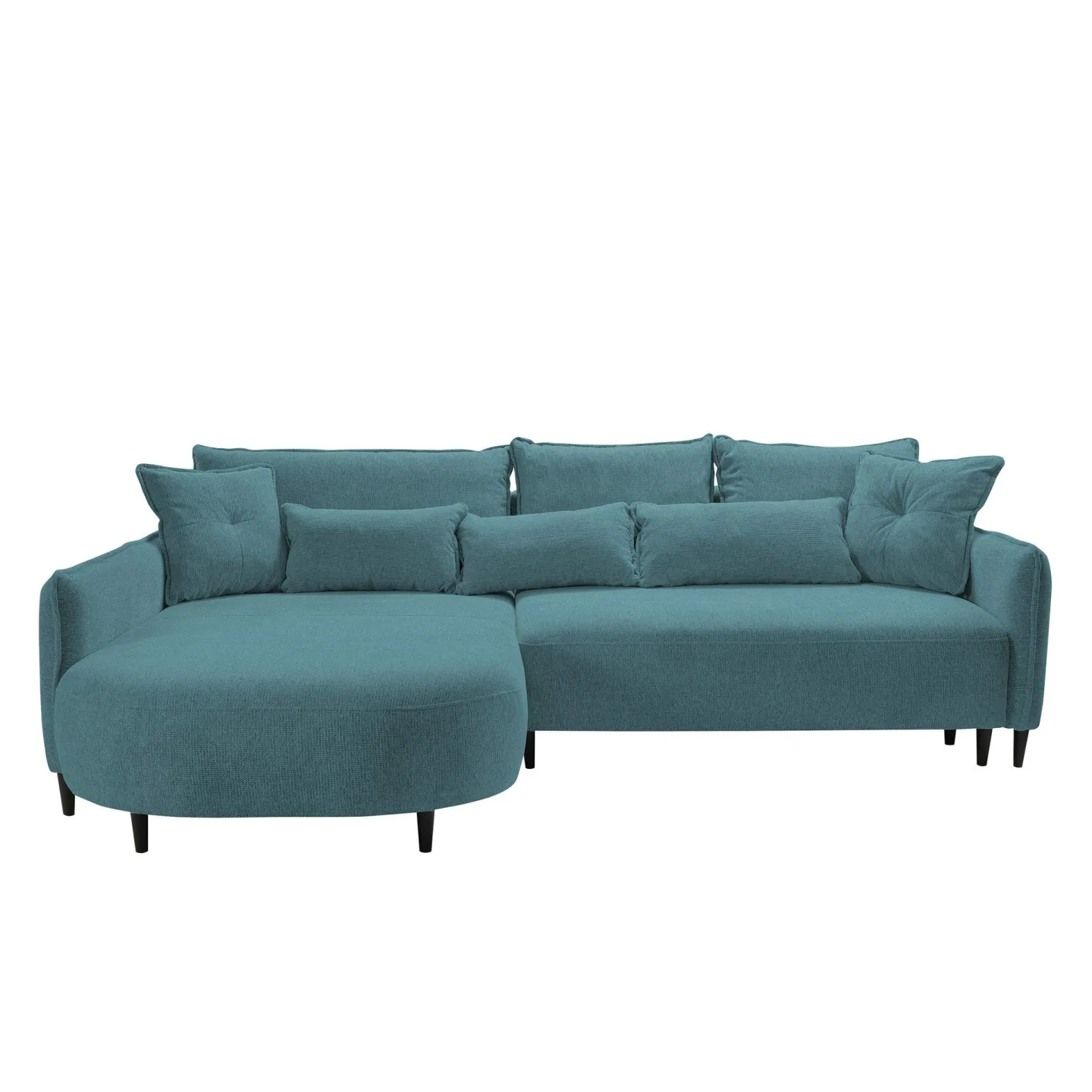 Bornalle 3-sits Bäddsoffa med divan - Glow 12 (turkos)