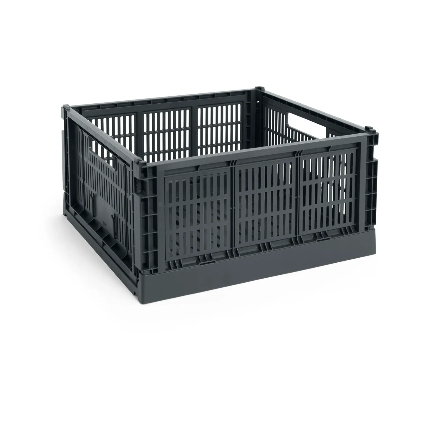 HAY Colour Crate L Quadrat 42x42 cm Charcoal