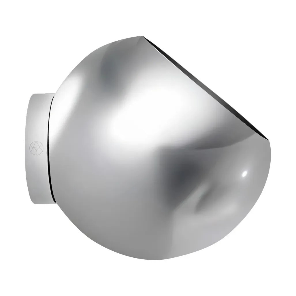 AYTM Globe Wandblumentopf Ø21cm Silber