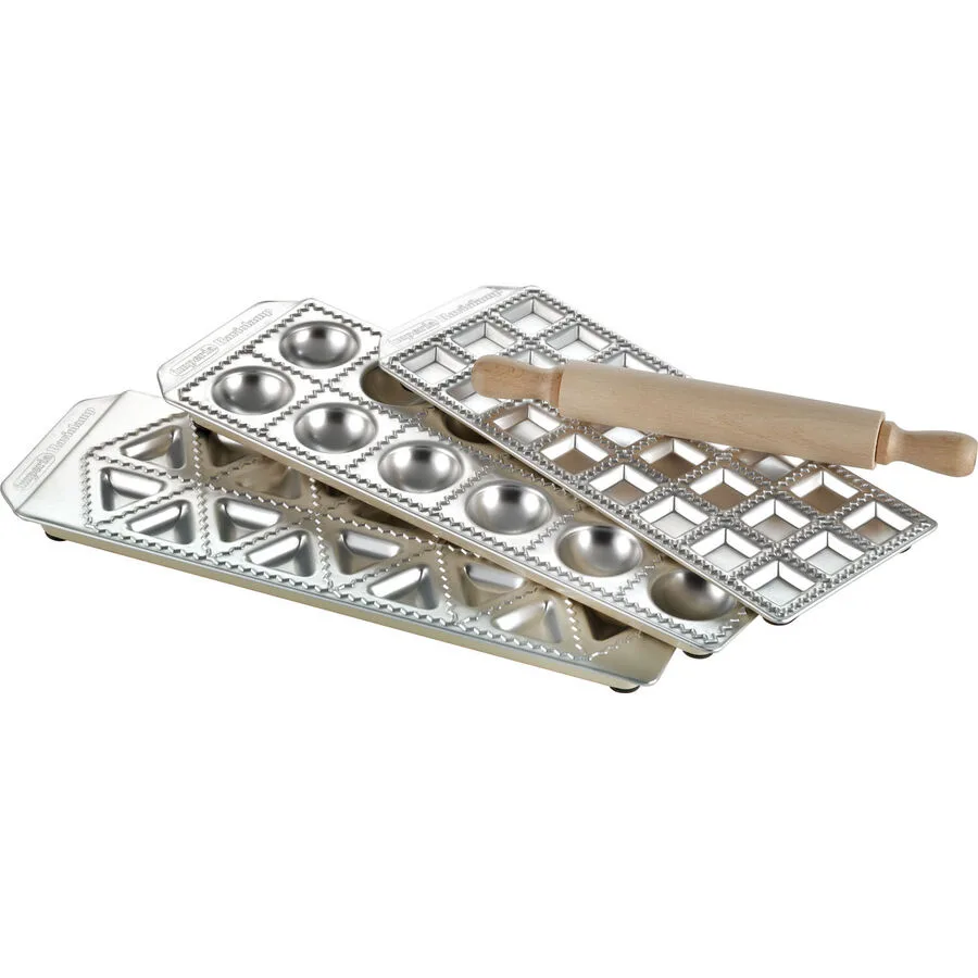 Raviolamp - Farbe: silber - Material: Aluminium