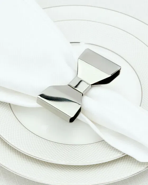 Bowie Napkin Rings Steel 2-pack