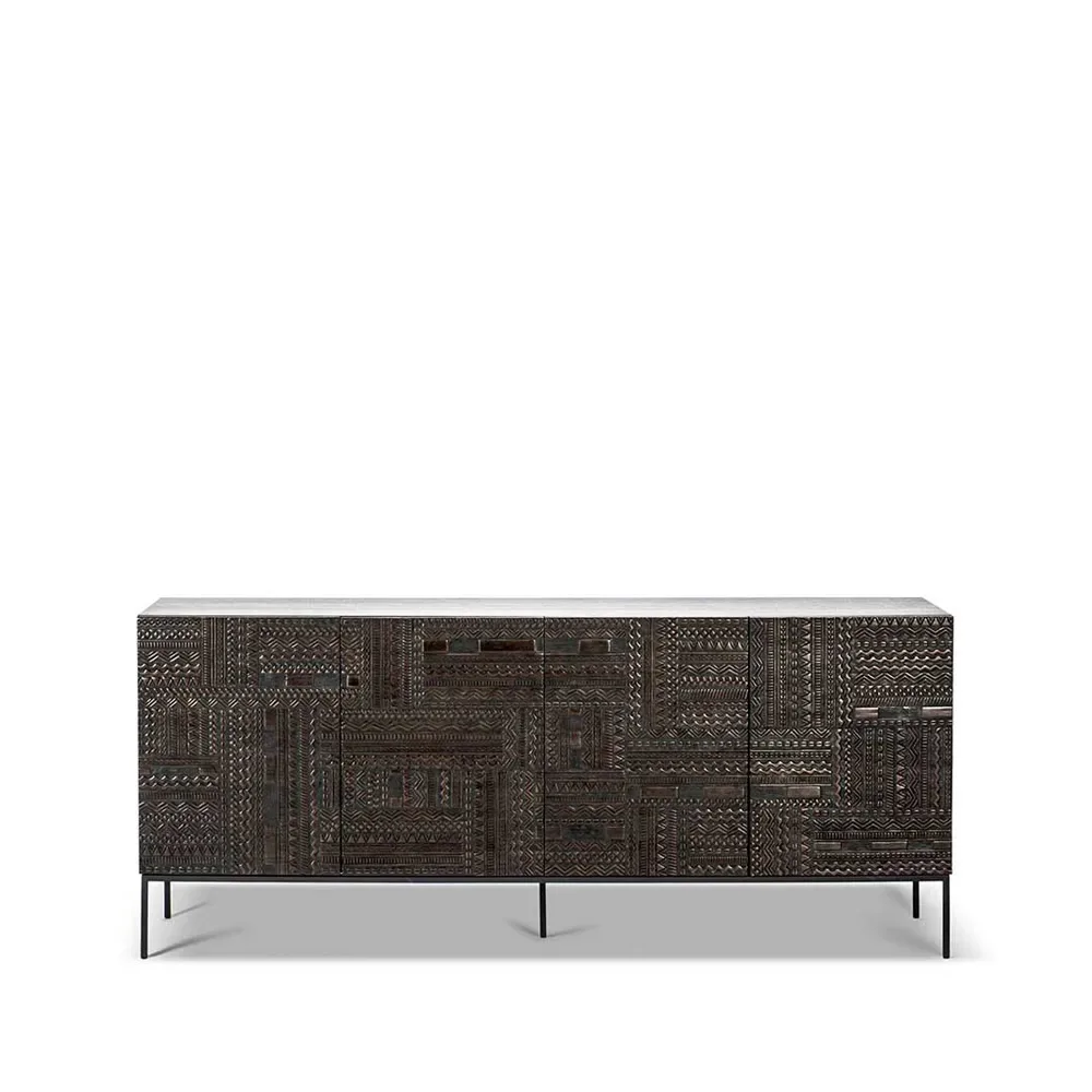 Ethnicraft Ancestors Tabwa Siteboard Teak 4 Türen