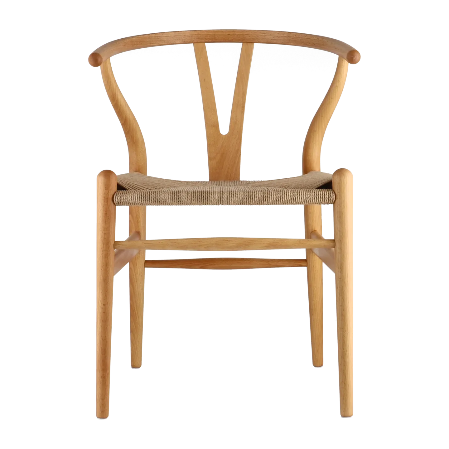 Carl Hansen & Søn CH24 Y-stol Oljad bok-naturflätad