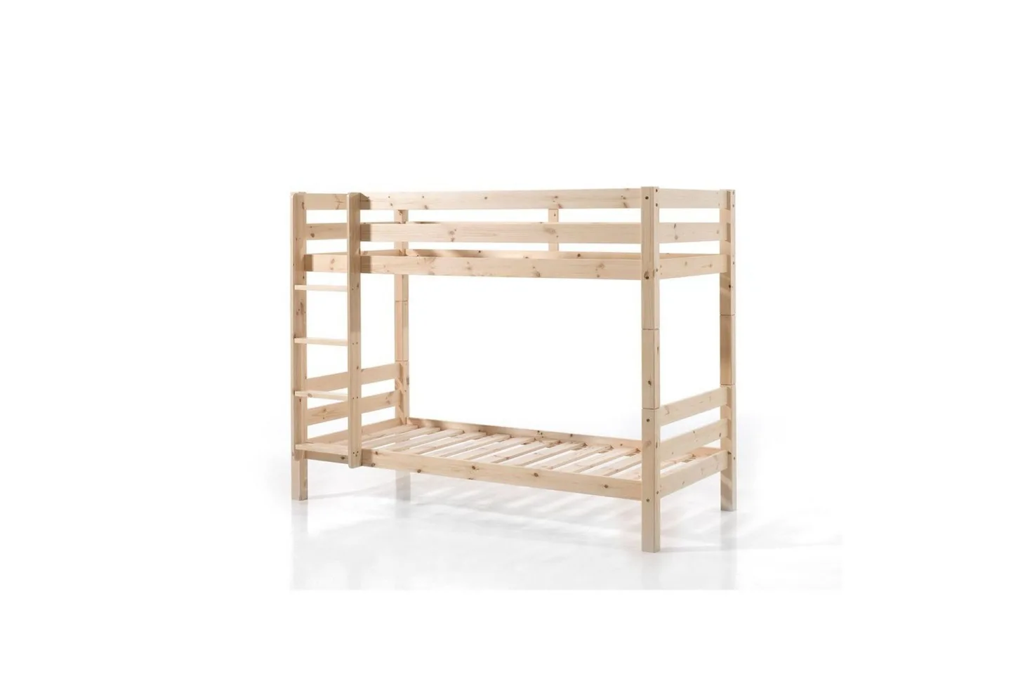 Våningssäng Pino Set med 2 Lådor Naturlig, 160 cm - Naturlig, 160 cm