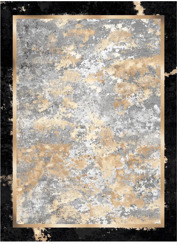 Wilton-teppe - Peri (svart/multi) (Størrelse: 200 x 280 cm)