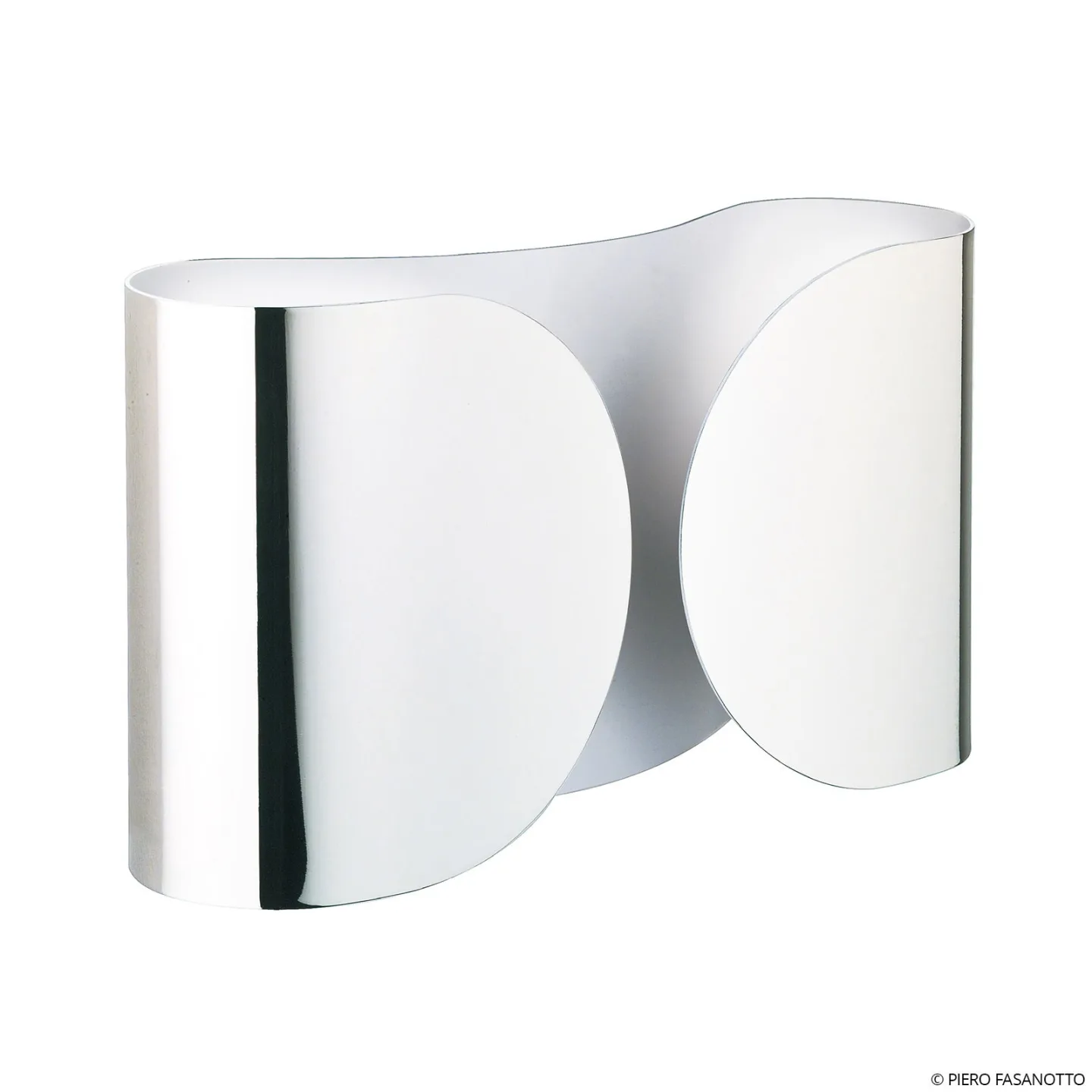 Foglio Væglampe Chrome - Flos - Stue - Design - Metal - Kantet
