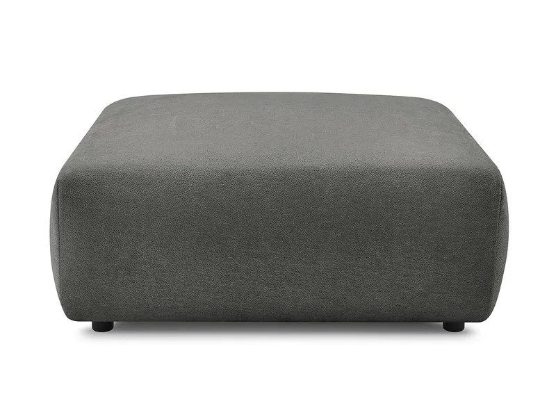 Hocker BOBOCHIC LUCIEN 108x108x46cm stoff dunkelgrau