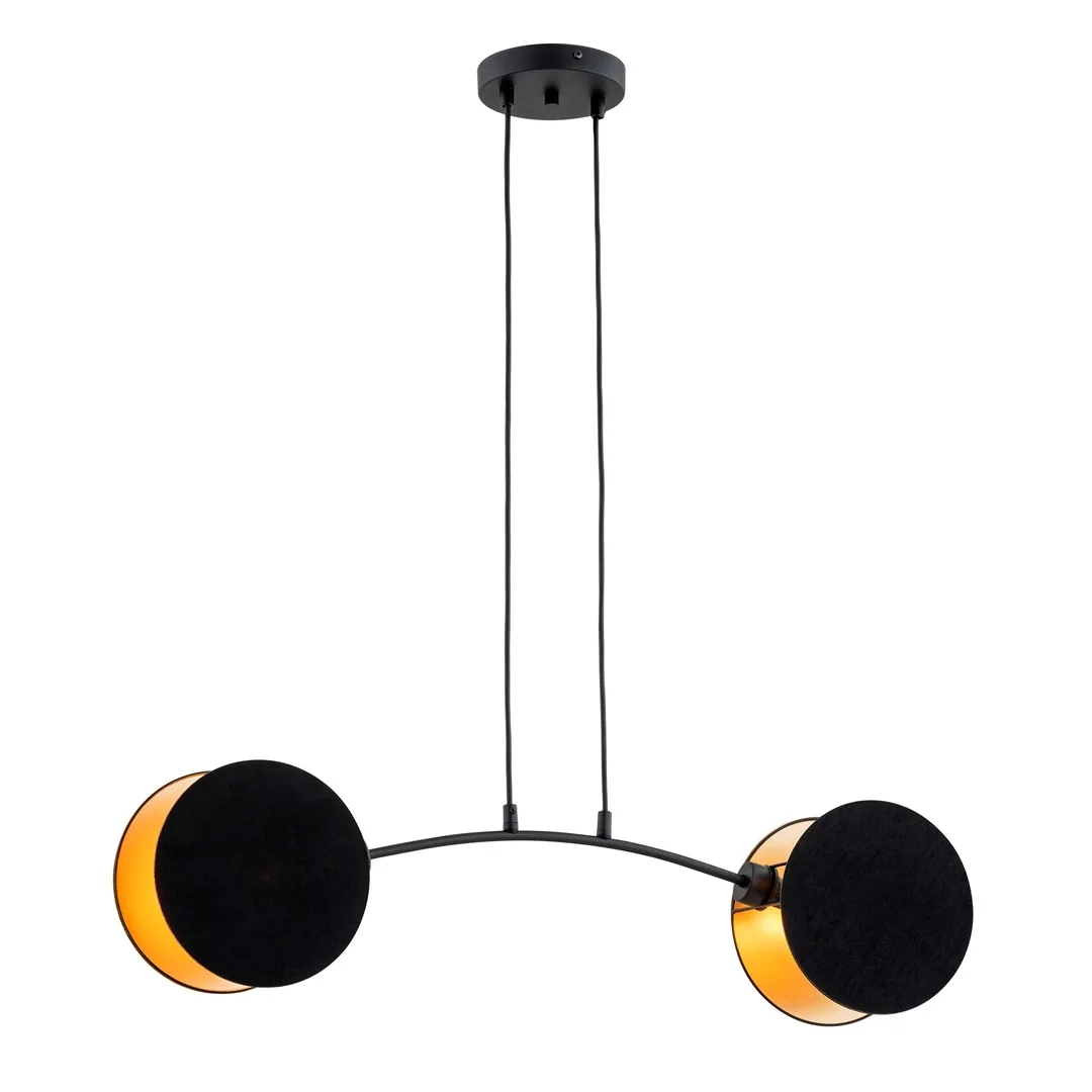 Emibig Lighting - Motif 82cm - Taklampa - Svart