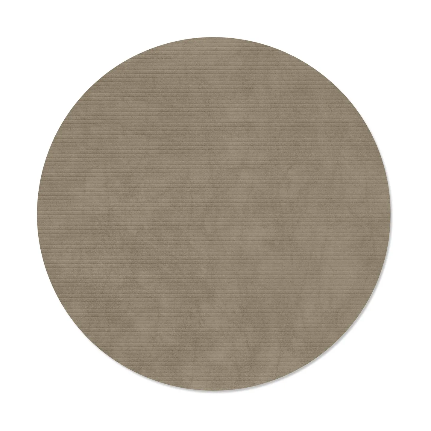 LIND DNA Corduroy Tischset Nomad grey, circle, L