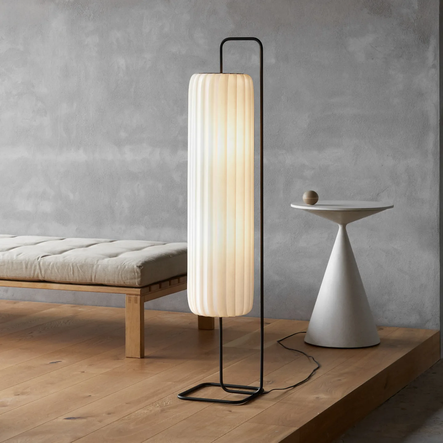 TR37 Stehleuchte White 25x143 - Tom Rossau - Wohnzimmer - Kunststoff