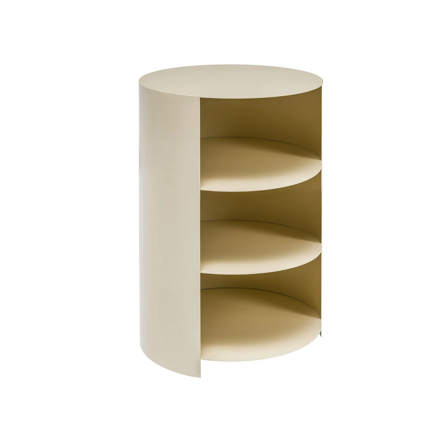 HEM - Hide Pedestal - Light Ivory (Fine Texture) - Hurtsar - Karoline Fesser - Beige - Metall