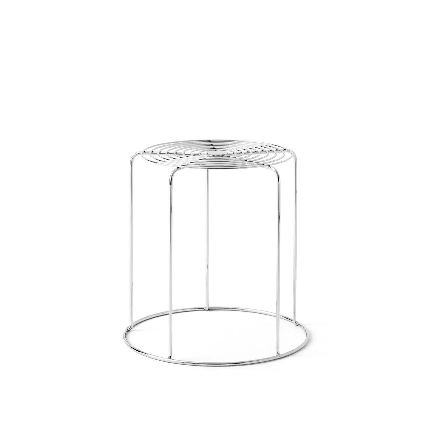 &Tradition Wire VP11 Hocker Stainless steel
