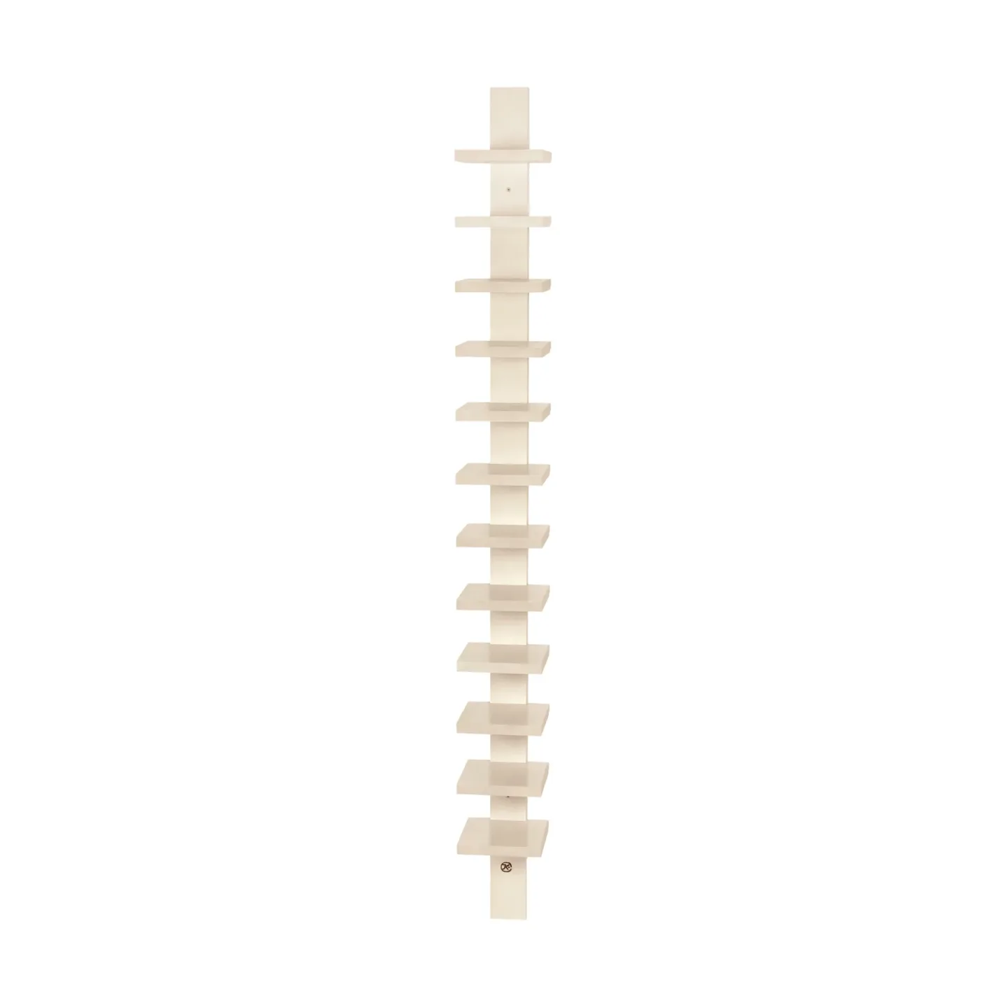Källemo Pilaster Wandregal Eierschale Hochglanz
