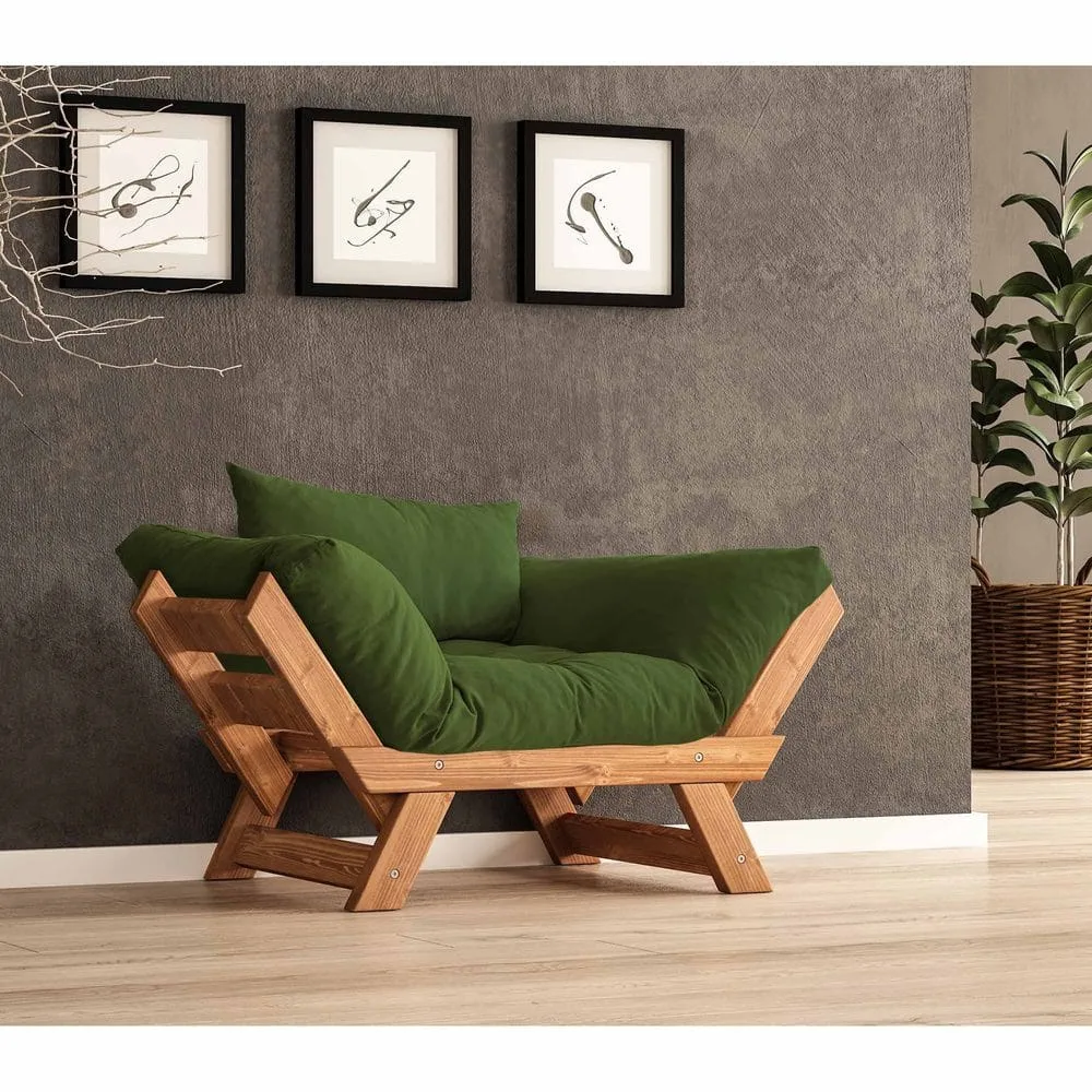 Zylar 2-sits Bäddsoffa - Grön