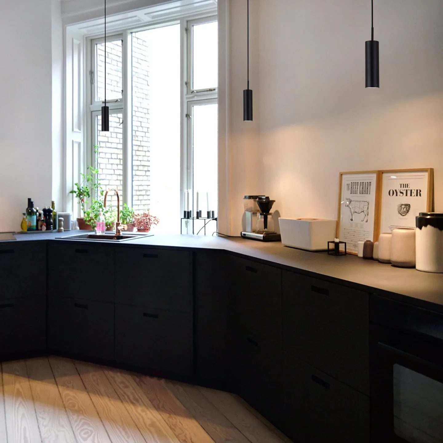 MIB 6 Pendelleuchte Black - DFTP DFTP by Nordlux - Wohnzimmer - Modern - Metall - Einflammig