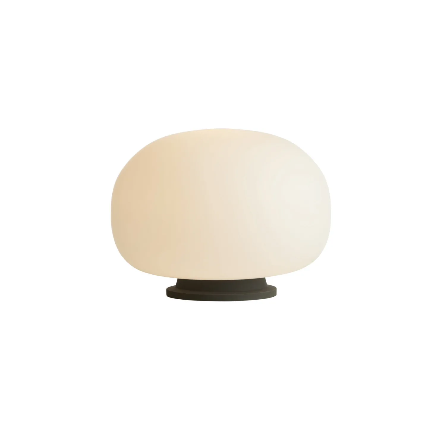 Supernate bordlampe Ø28 Opal White/Black - FRANDSEN - Stue - Design - Glas - Med én lyskilde