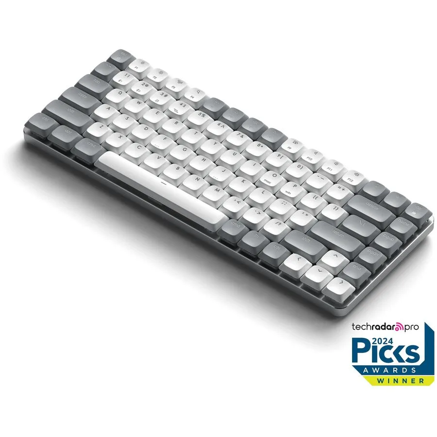 Tastatur Satechi Silber/Grau Kunststoff 30.8 cm 11 cm - Farbe: anthrazit/silber