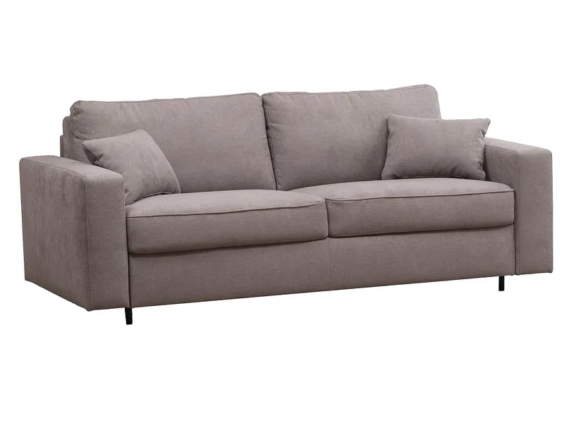 Bettsofa BRONX Stoff kamel