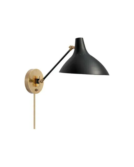 Charlton Wall Light Black