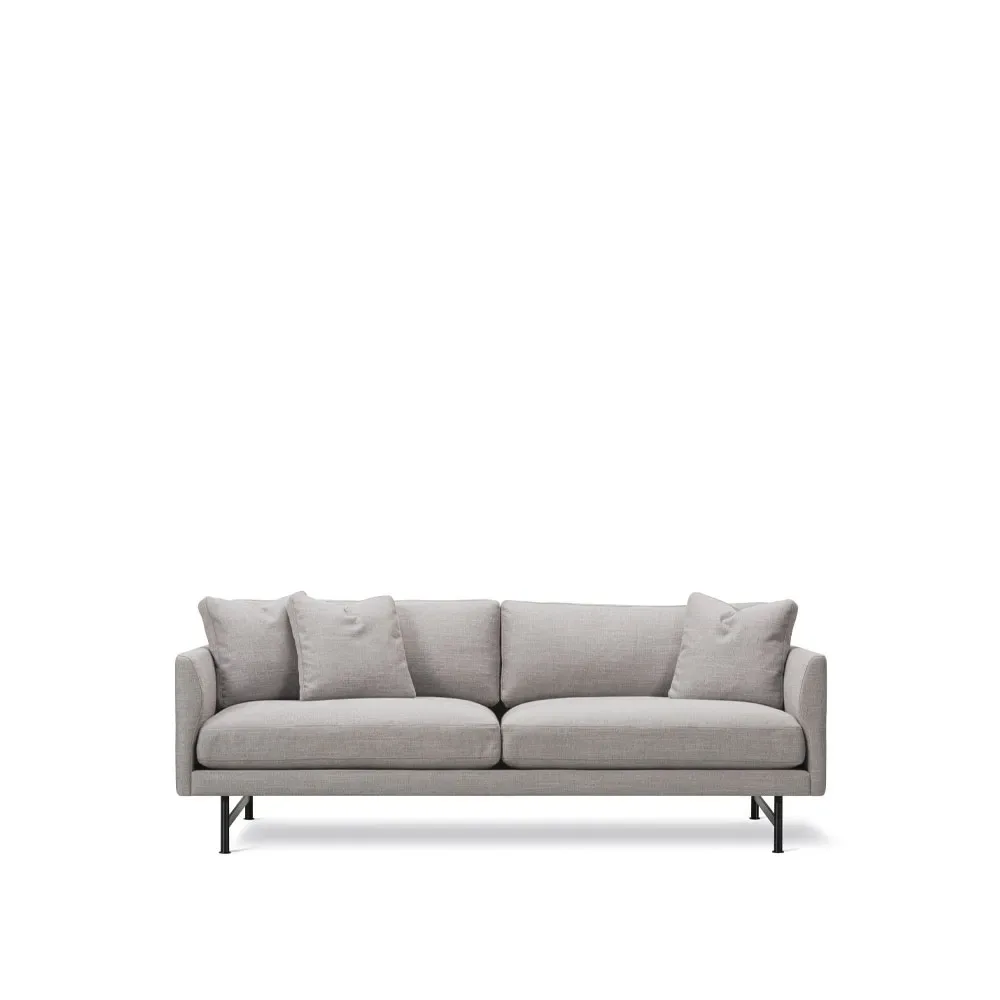 Fredericia Furniture Calmo 5622 soffa 2-sits Sunniva 717-svart stål