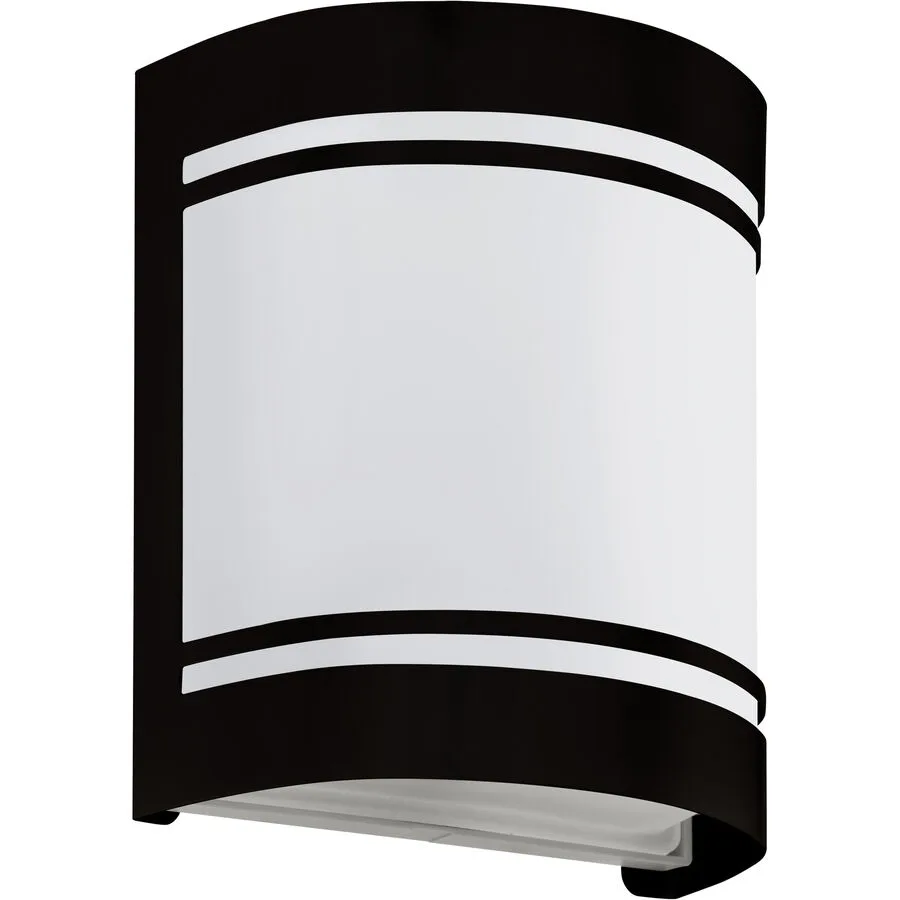 Eglo Wandlampe aussen Cerno Schwarz Stahl verzinkt 16.5 cm
