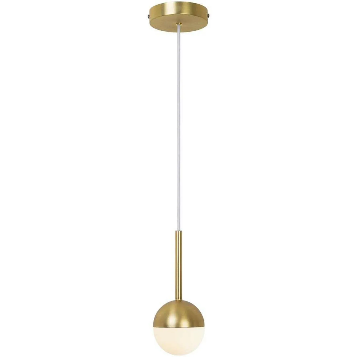 Contina Pendelleuchte Brass/Opal - Nordlux - Wohnzimmer - Design - Metall - Einflammig