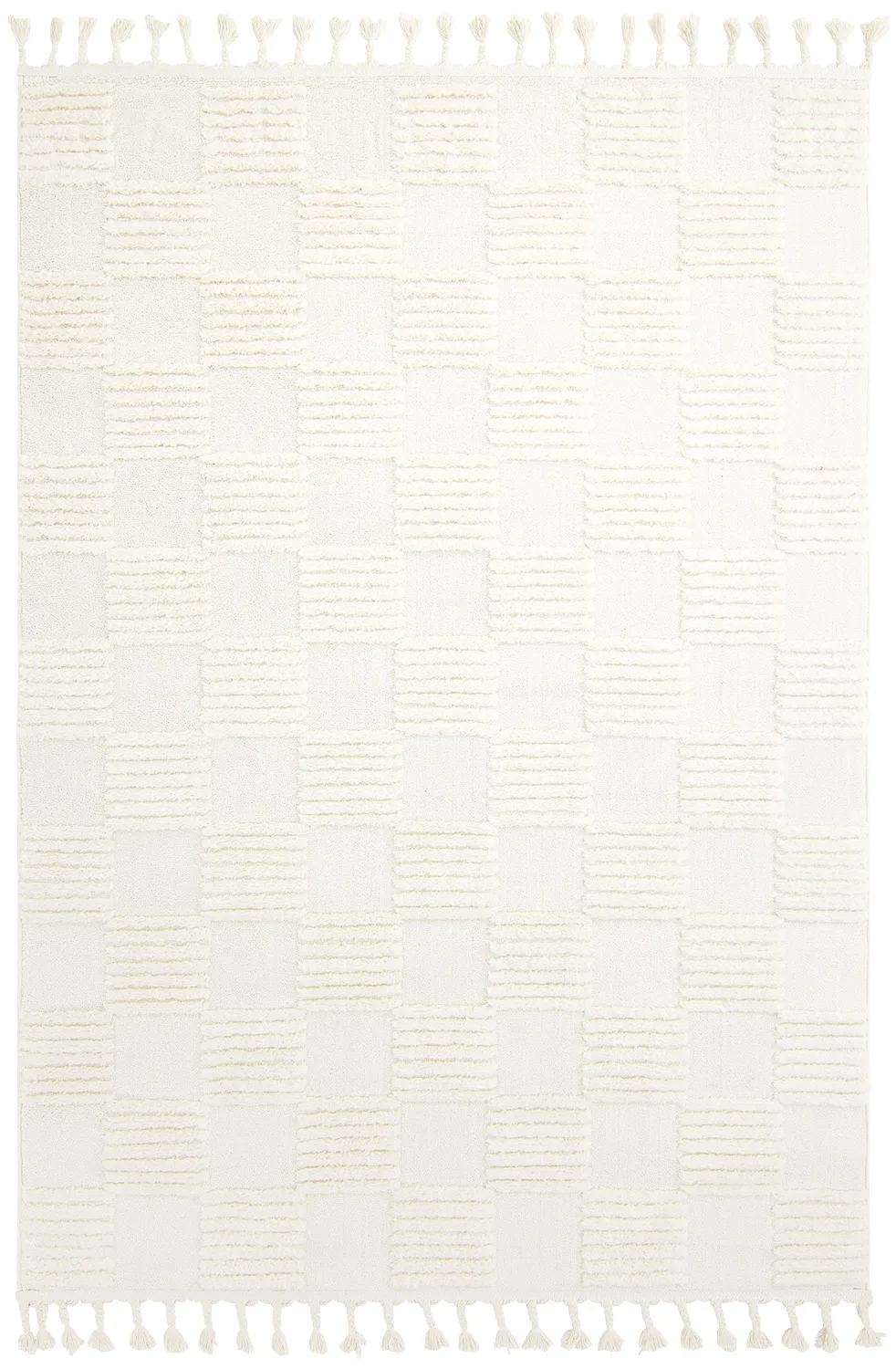 Shaggy - Addison (offwhite) (Størrelse: 80 x 150 cm)