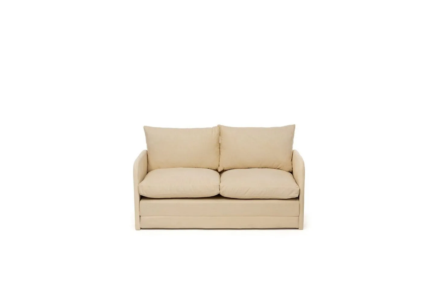 2-sits bäddsoffa Rubby (128 x 70 x 66 cm) Grädde - Grädde
