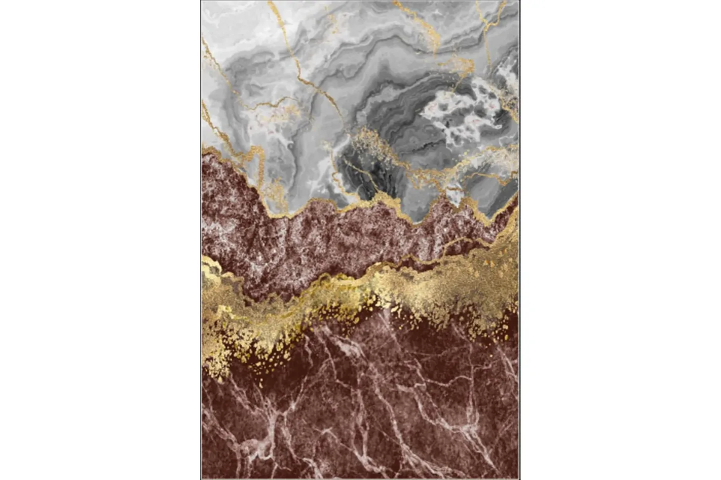Homefesto Matta 120x180 cm - Multifärgad/Sammet
