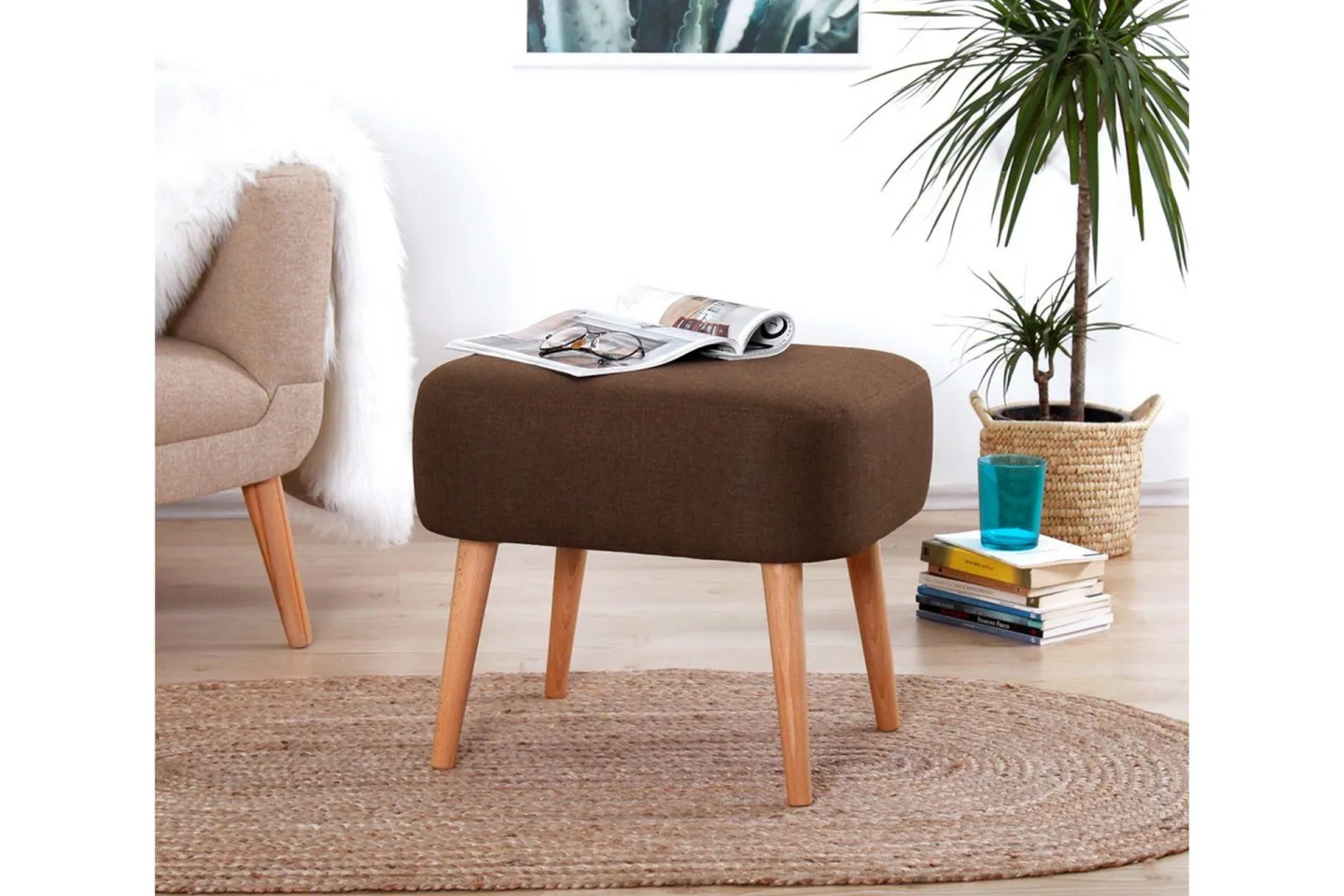 Demopolis Sittpuff 50 cm - Brun