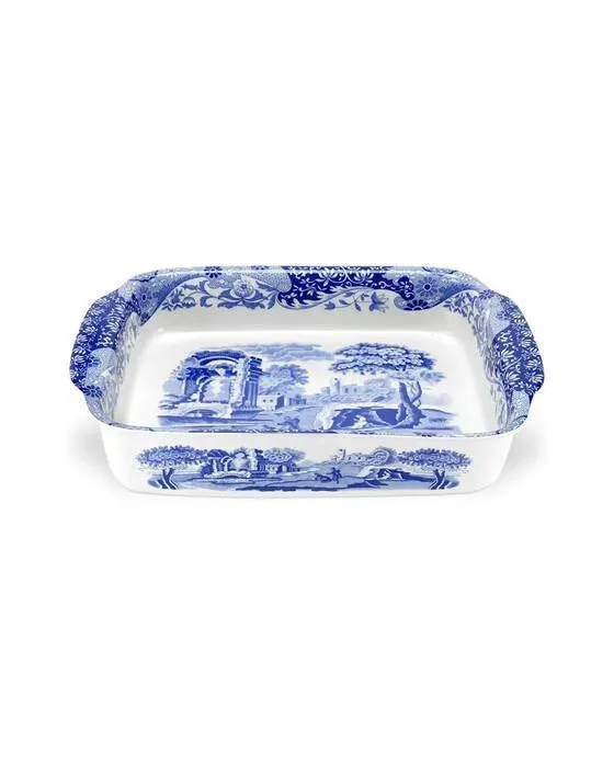 Blue Italian gratängform blå/vit