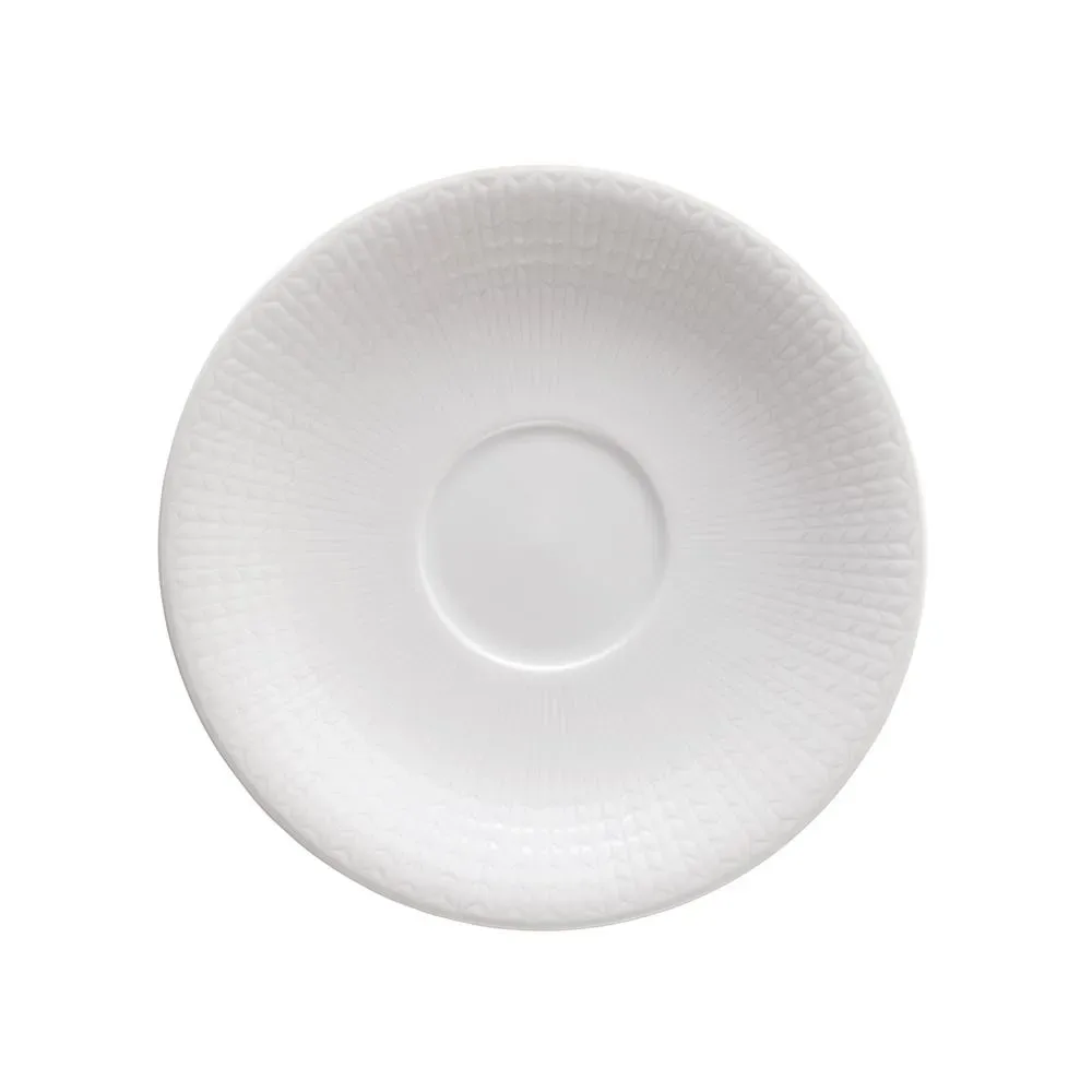 Rörstrand Swedish Grace tefat Ø18 cm Snö (vit)