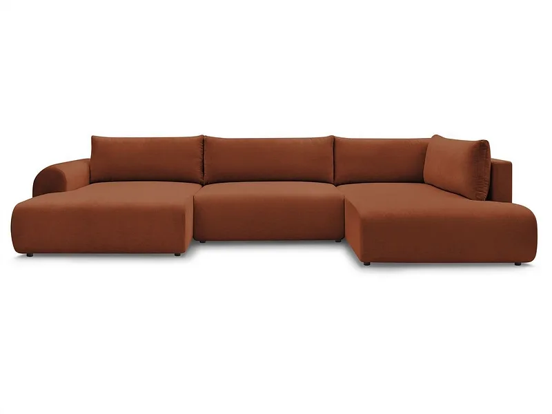 Wohnlandschaft BOBOCHIC LUCIEN Stoff orange
