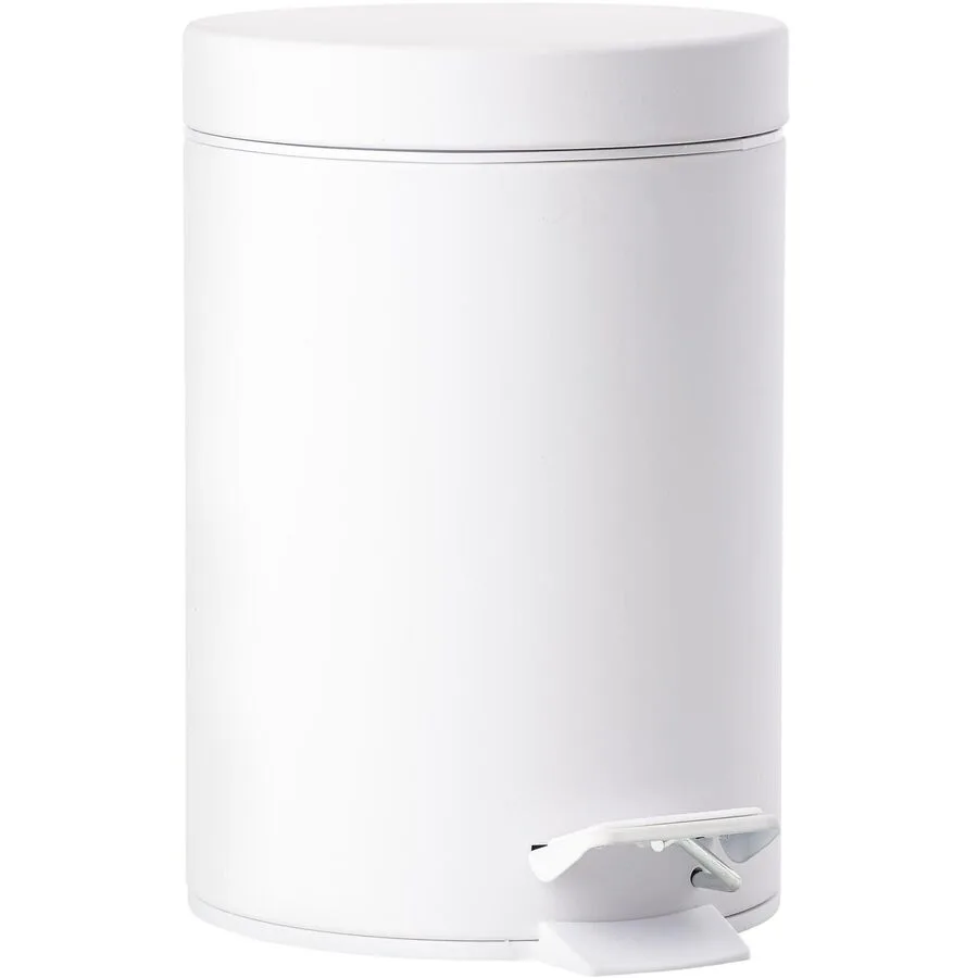 Treteimer Zone Denmark Weiss Edelstahl 3 l