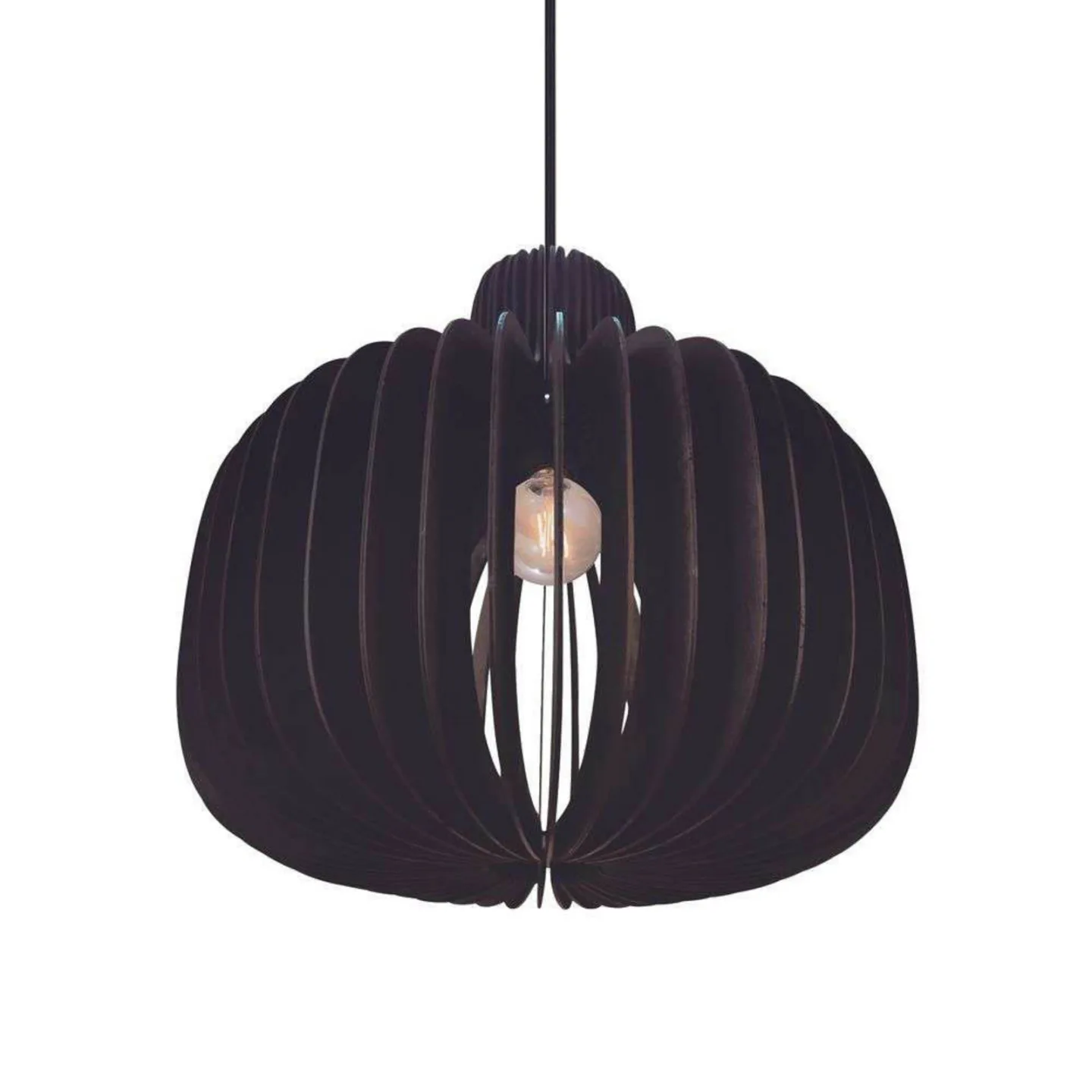 Hazo 43 Pendelleuchte Schwarz - Nordlux - Wohnzimmer - Skandinavisch - Holz - Einflammig