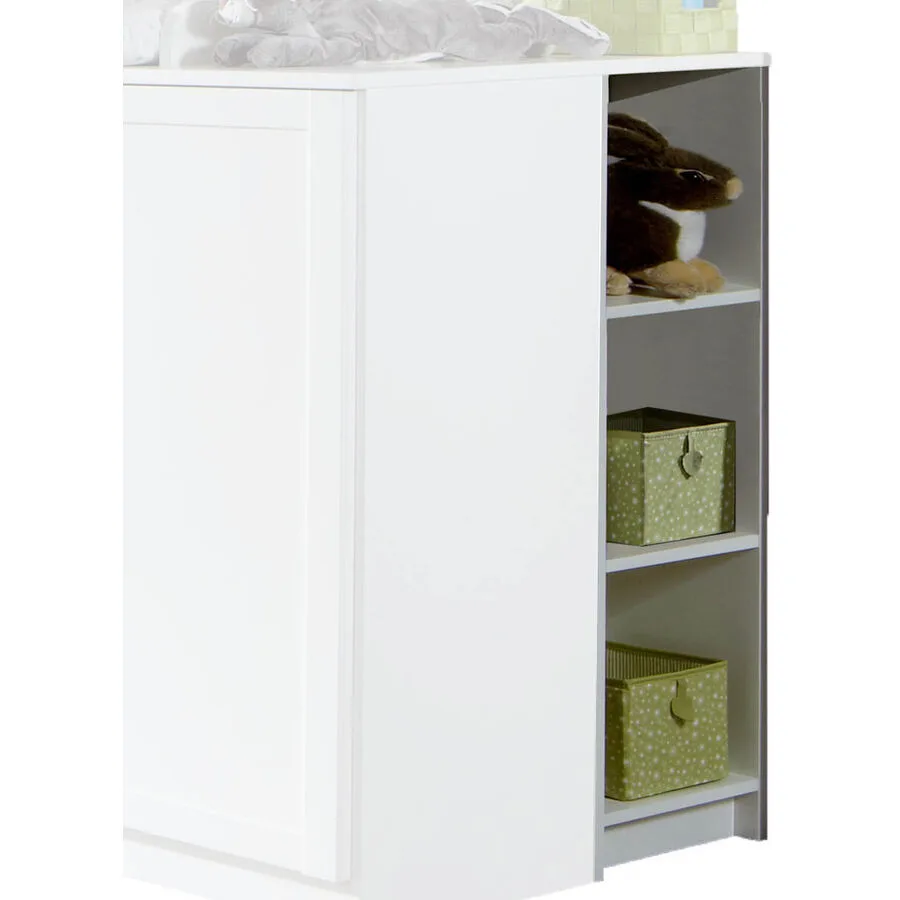 Regal Birgit Dekor weiss Holzwerkstoff B 35 H 91 cm