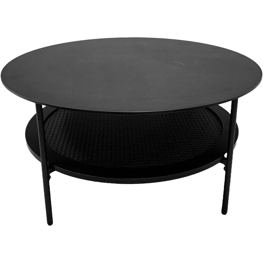 Salontisch Perri schwarz MDF/Melaminfolie B 80 T 40 cm