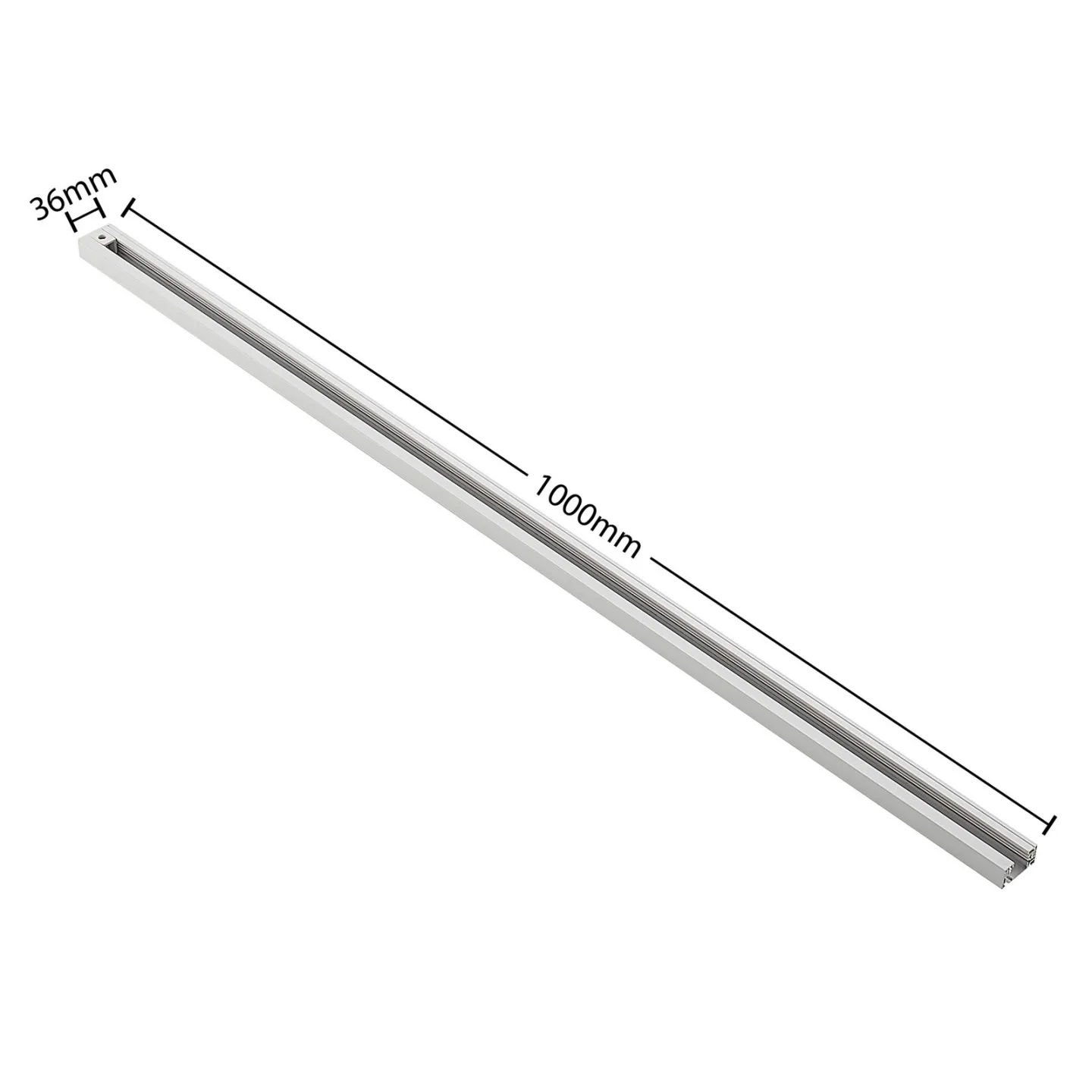 Linaro Stromschiene L100 Weiß - Lindby - Flurbereich - Modern - Aluminium