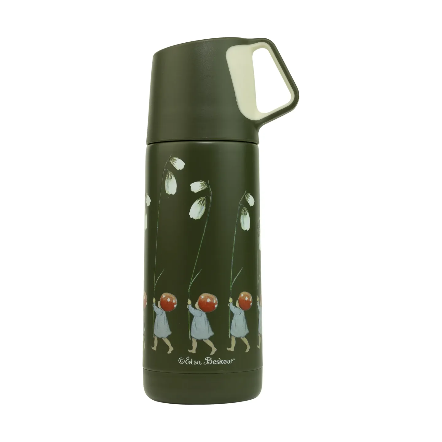 Rätt Start Elsa Beskow Tomtebobarnen Thermoskanne 35 cl Grün
