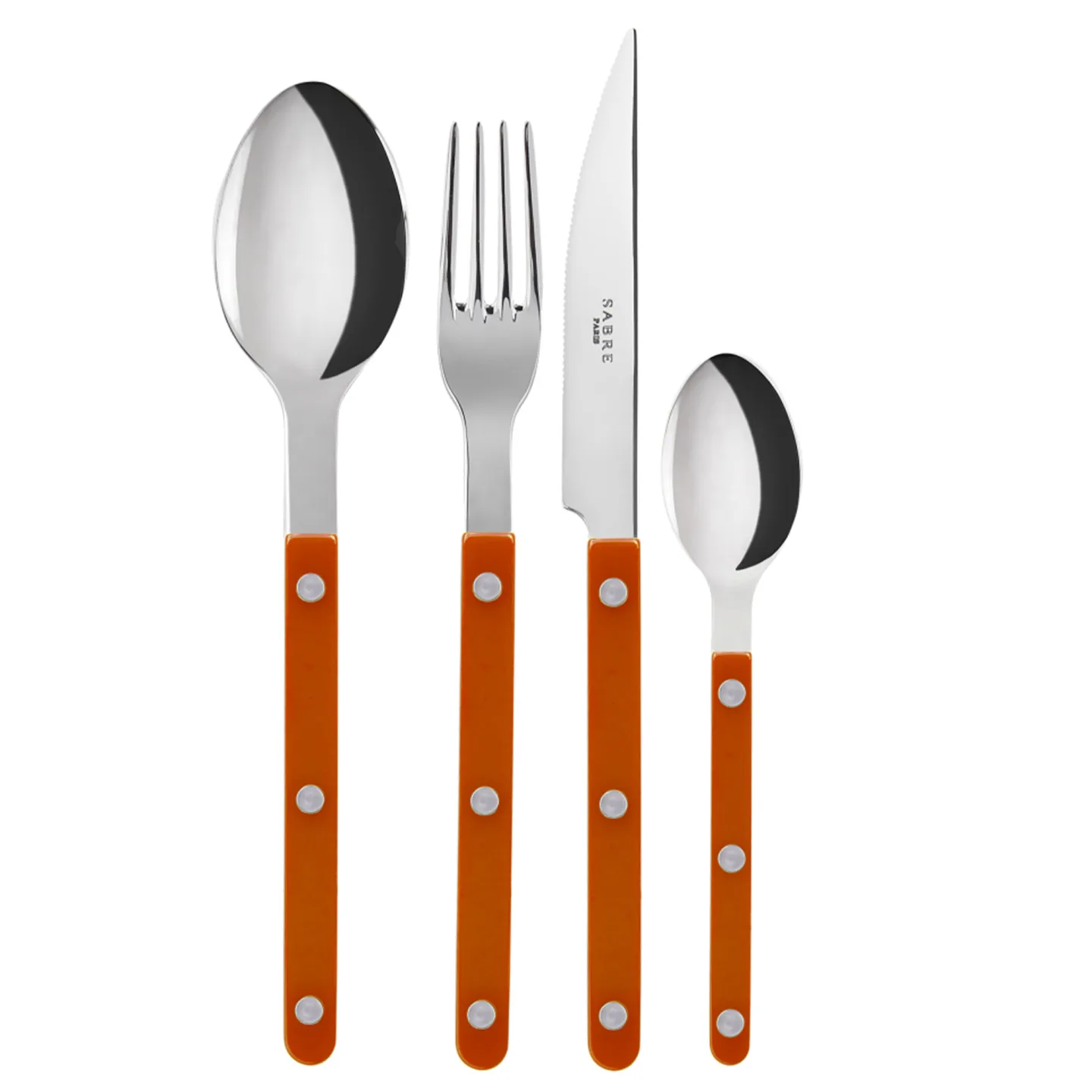 Sabre Paris - Bistrot solid bestickset 24 delar orange - Bestickset