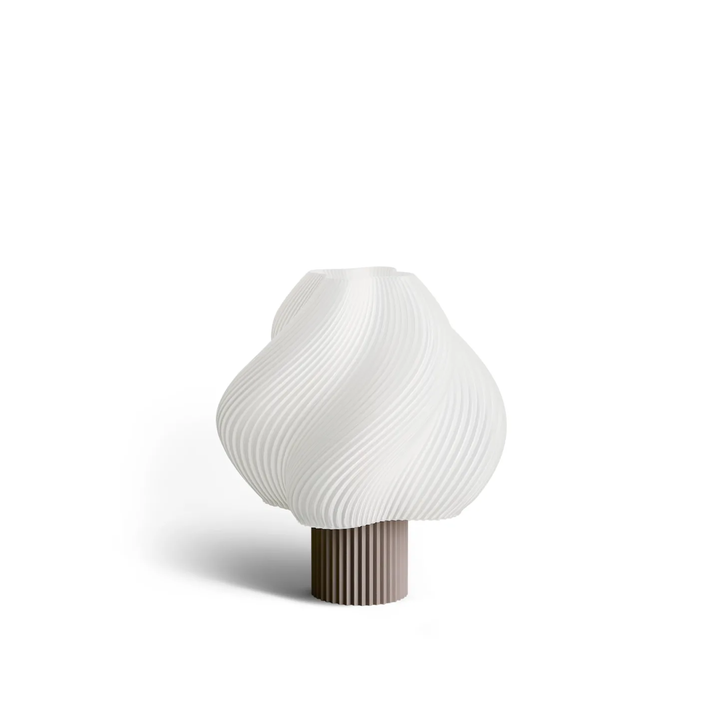 Crème Atelier - Soft Serve portabel bordslampa Mocha - Portabla lampor - Brun - Plast