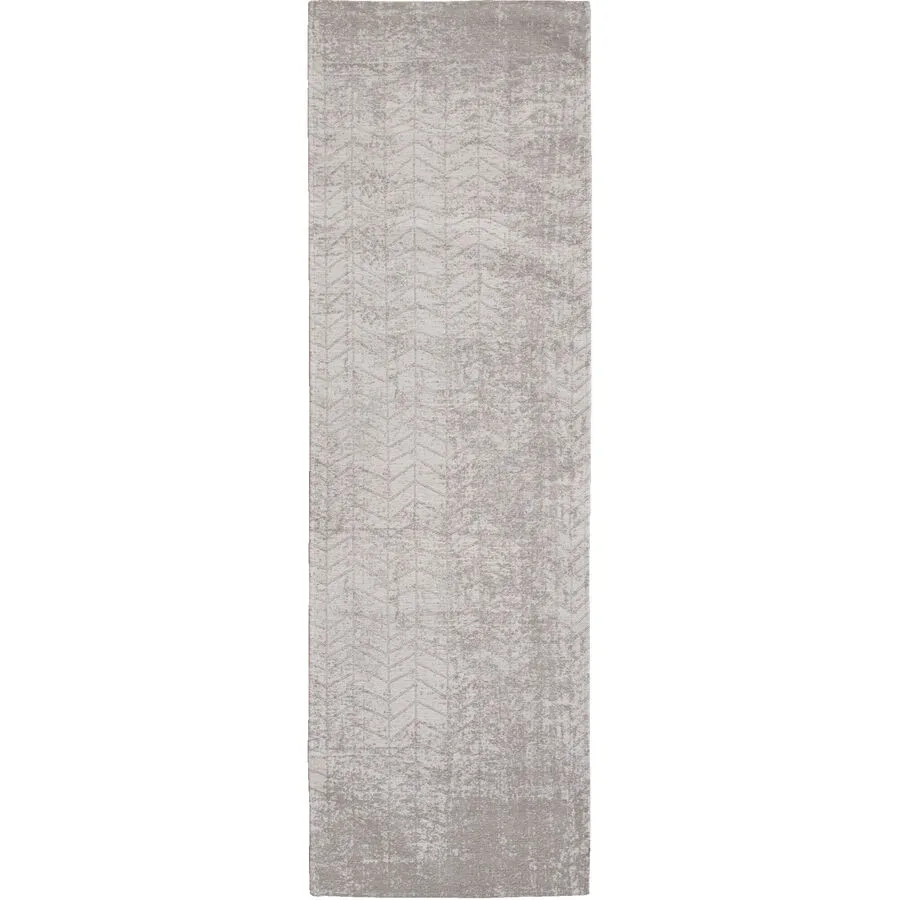 Teppich Jacob's Ladder weiss Polyester 80 x 250 cm